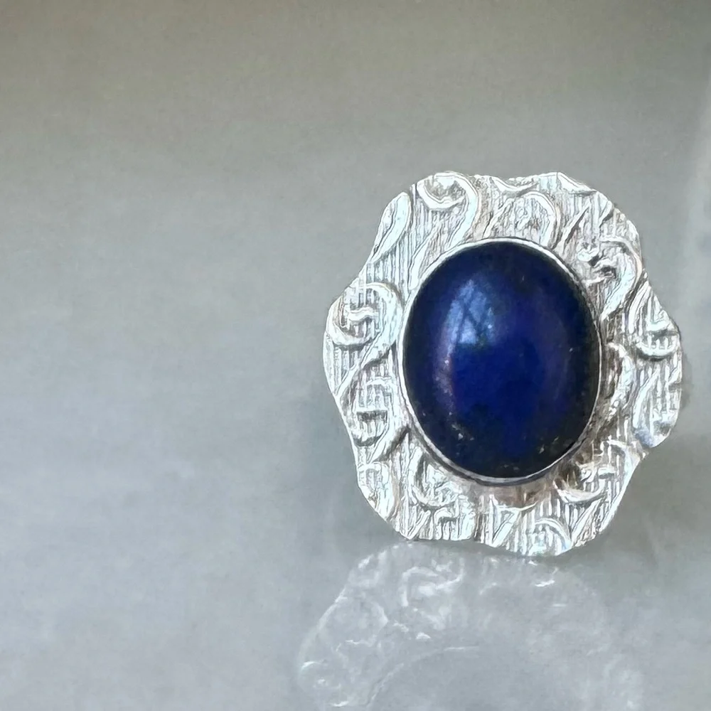 NWOT Sundance Seascape Ring, Lapis Lazuli, Sterling Silver